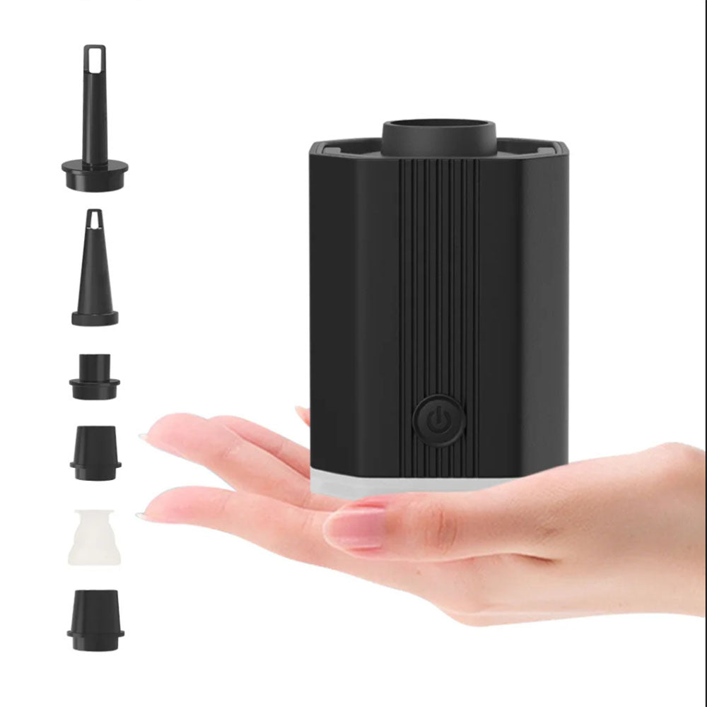 3-in-1 Air Pump Vacuum Inflator Tool with 3-Mode LED Lighting for Travel Camping Home