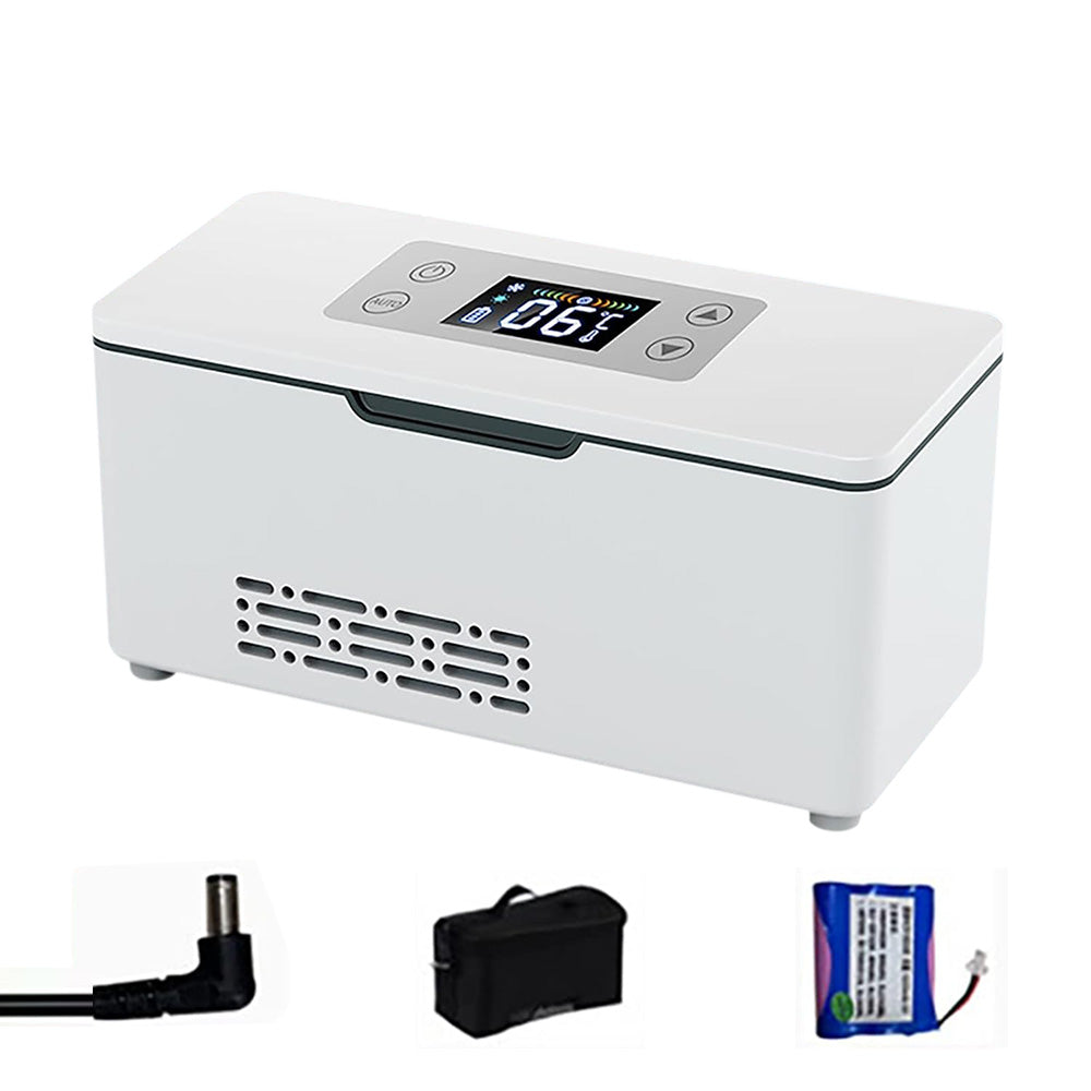 Rechargeable Mini Car Fridge Cooler Box Portable 12V Travel Cooler
