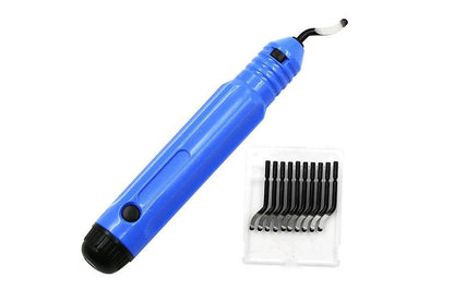 Pocket Deburring Tool 365 Degree Swivel Head with Replacement Blades Tools for Bosch