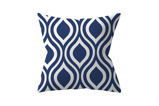 45X45CM Art Linen Square Geometric Design Throw Pillow Case Home Decor Cushion Cover-ST3