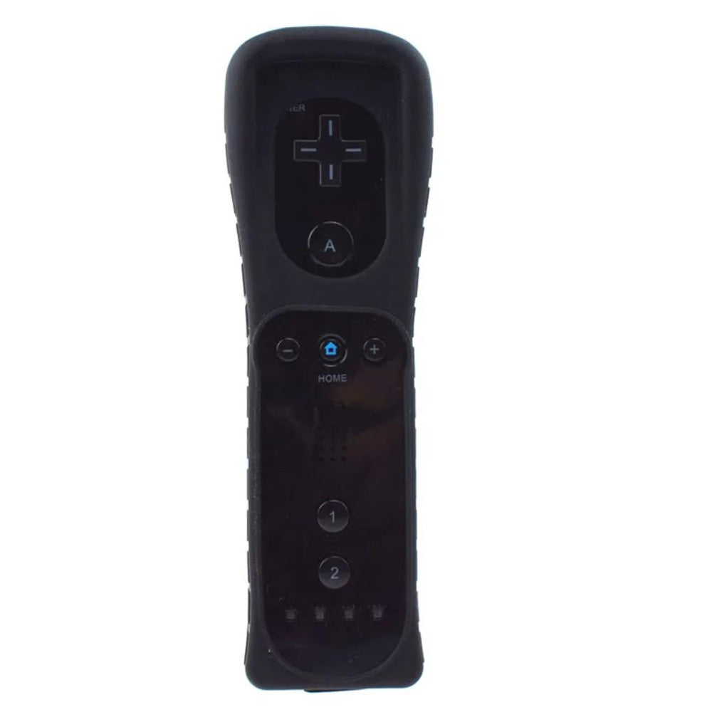 2-in-1 Remote Controller Joystick Built in Motion Plus Replacement Gamepad Compatible with Nintendo Wii/Wii U Black