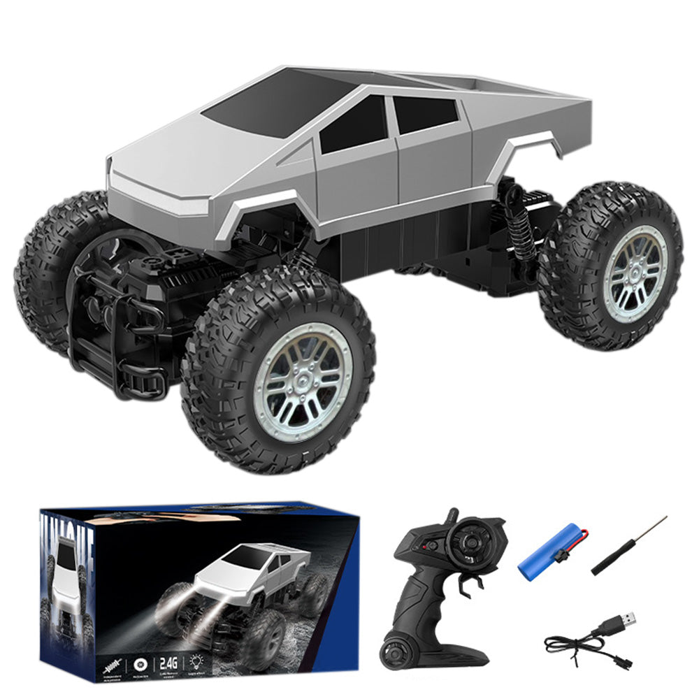 2.4GHz RC Amphibious Car 4WD All Terrain Off Road Truck Toy for Kids