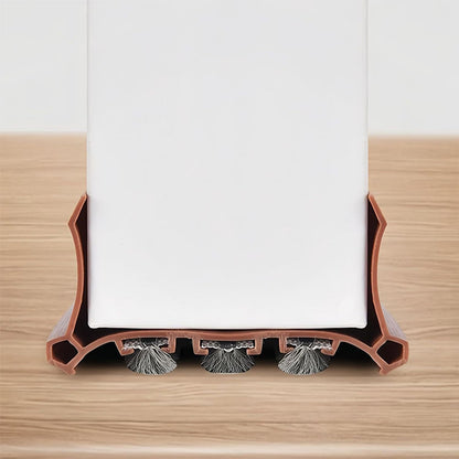 Door Draft Stopper Door Seal Strip Silicone Brush for Bottom Gap