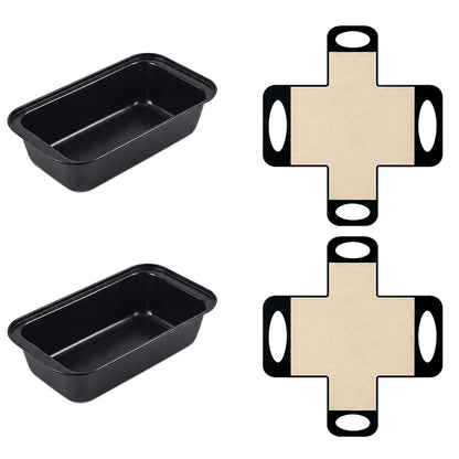 2 Silicone Baking Mats and 2 Carbon Steel Loaf Pans