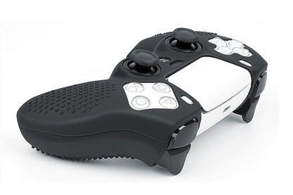 Silicone Skin Case Cover and 10 Grip Caps for Sony PS5 Controller Accessories