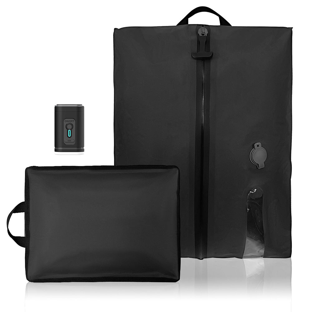 2PCS Travel Vacuum Bags with Wireless Pump Luggage Compression Bags