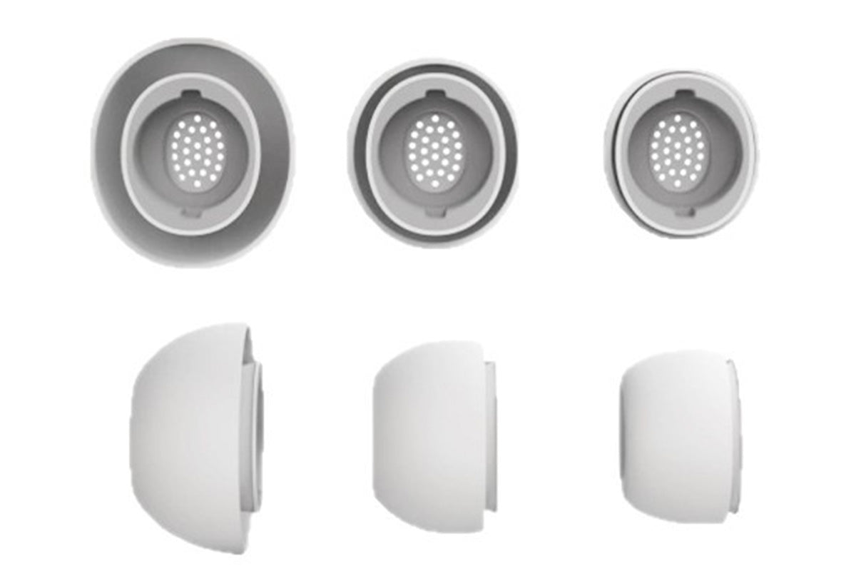 12 Piece Silicone Ear Tips for Samsung Galaxy Buds3 Pro - White