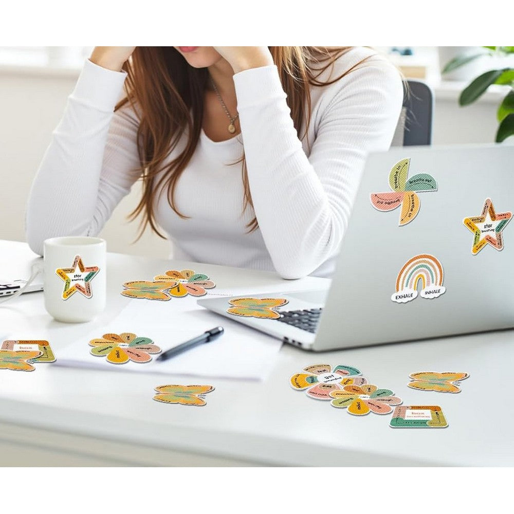 12Pcs Sensory Strips for Anxiety Calming Stickers Fidget Sticker for Mindfulness