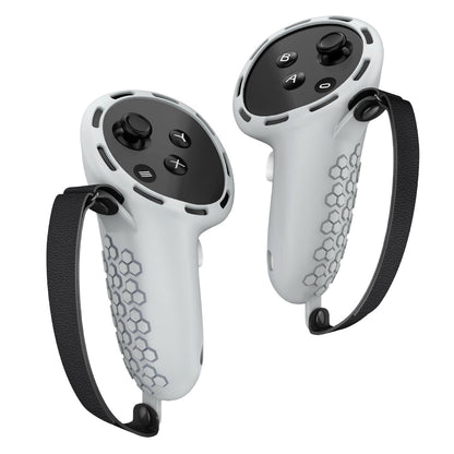 VR Touch Controllers Covers Protector Accessories Compatible with Meta Quest 3 Grey