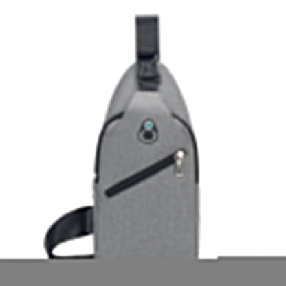 Crossbody Bag Casual Sling Bag Multi-Pocket Chest Bag Grey