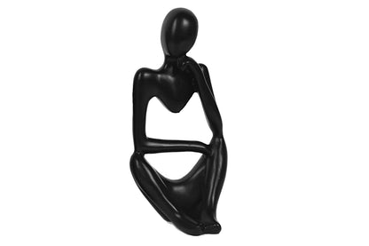 Thinker Statue Resin Abstract Sculpture Thinker Man Statue Collectible Figurines Art Home Office Table Desk Bookshelf Decor-Style 2