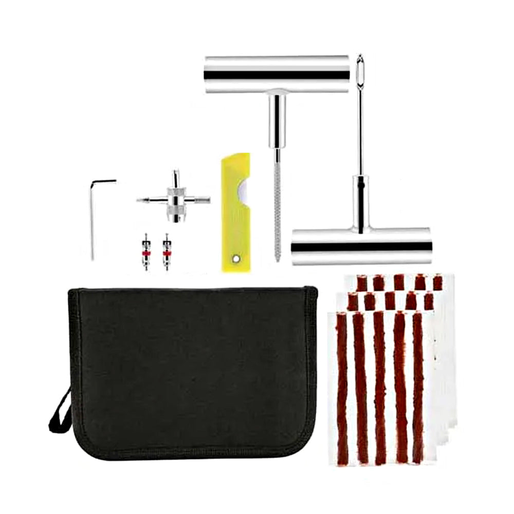 24Pcs Set Car Tire Repair Tools Car Tire Puncture Repair Kit