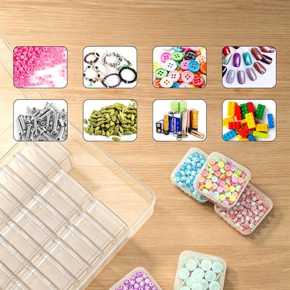 30Pcs Small Beads Organizers and Storage Bead Organizer Box for Bracelet Craft