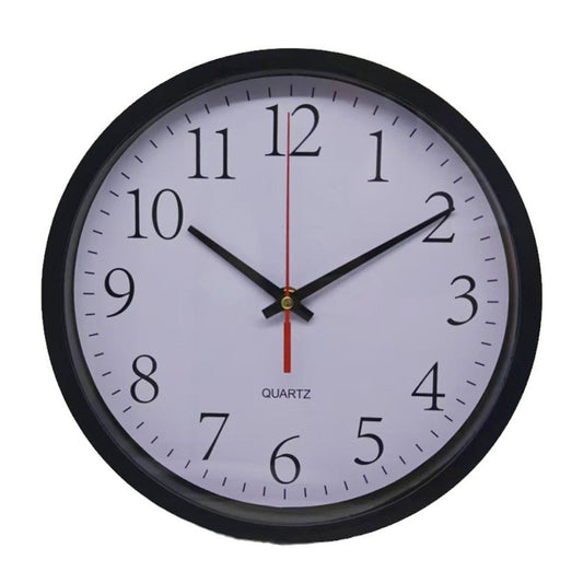 10-Inch Wall Clock Modern Battery Operated Silent Non-Ticking Clock for Home and Office