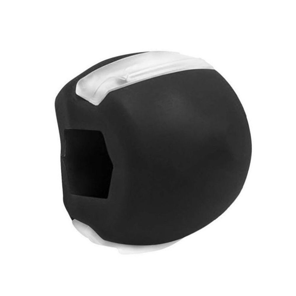 Jaw Line Exercise Fitness Ball Trainer Muscle Neck Face Exerciser Toning Device-Black