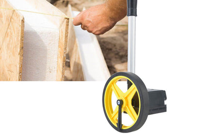 10KM Measure Distance Measuring Wheel Tape Collapsible Land Trundle Walking Surveyor