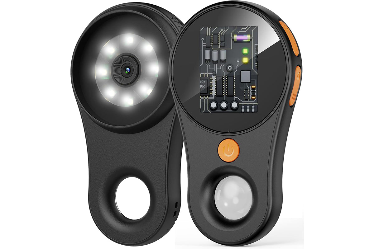 2Pcs Macro Digital Microscope Fixed Focus Portable Handheld Magnifying Glass 200W Pixel 500X Magnification