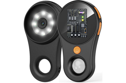 2Pcs Macro Digital Microscope Fixed Focus Portable Handheld Magnifying Glass 200W Pixel 500X Magnification