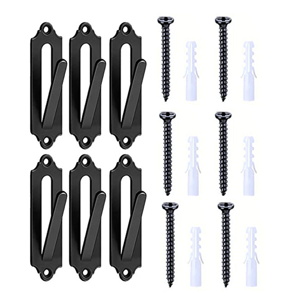 6Pcs Wall Mount Bracket Hangers Skull Hanger for Deer Elk Mule Antelope Coyote Head Decor