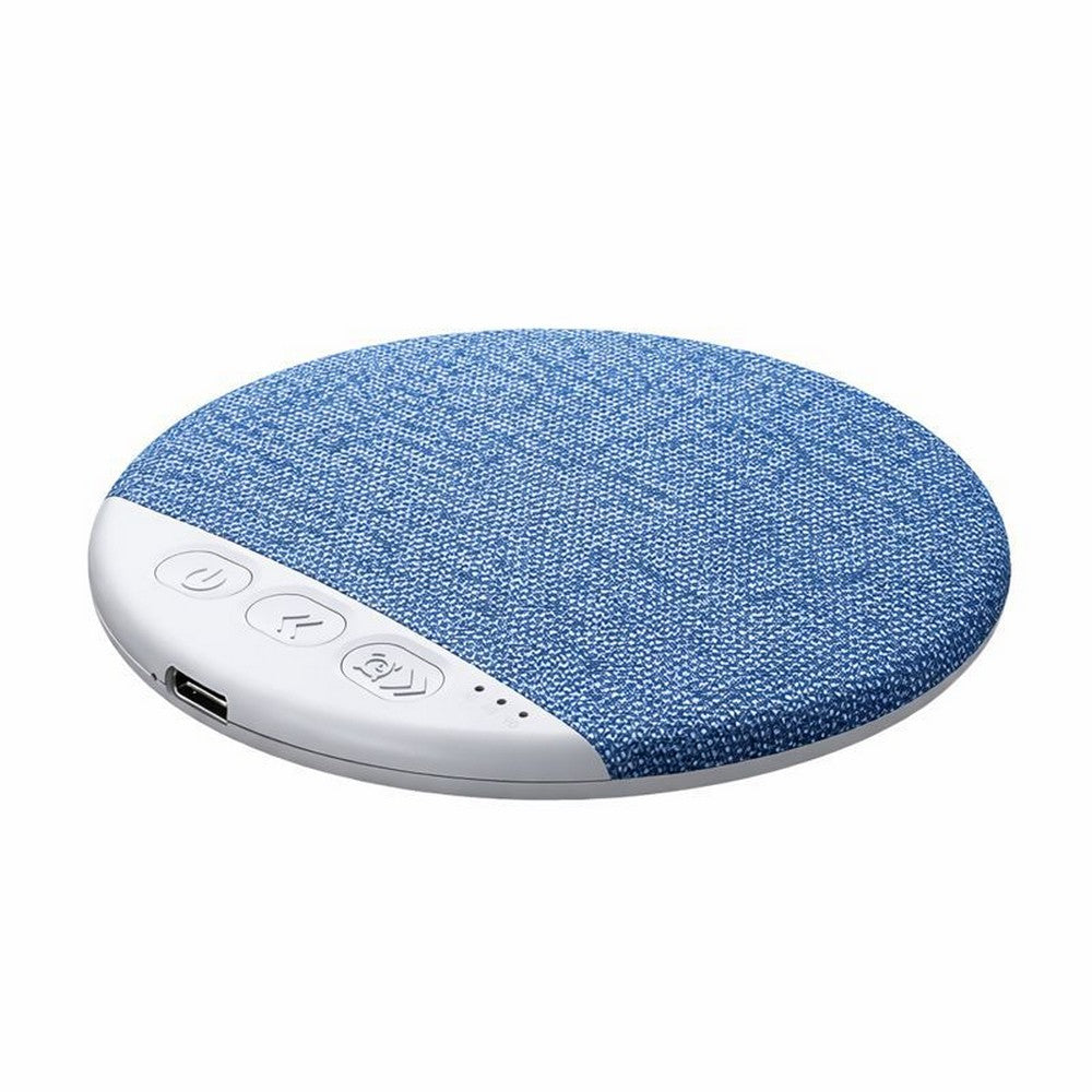 Under Pillow Speaker with White Noise Portable Bluetooth Speaker for Sleeping-White