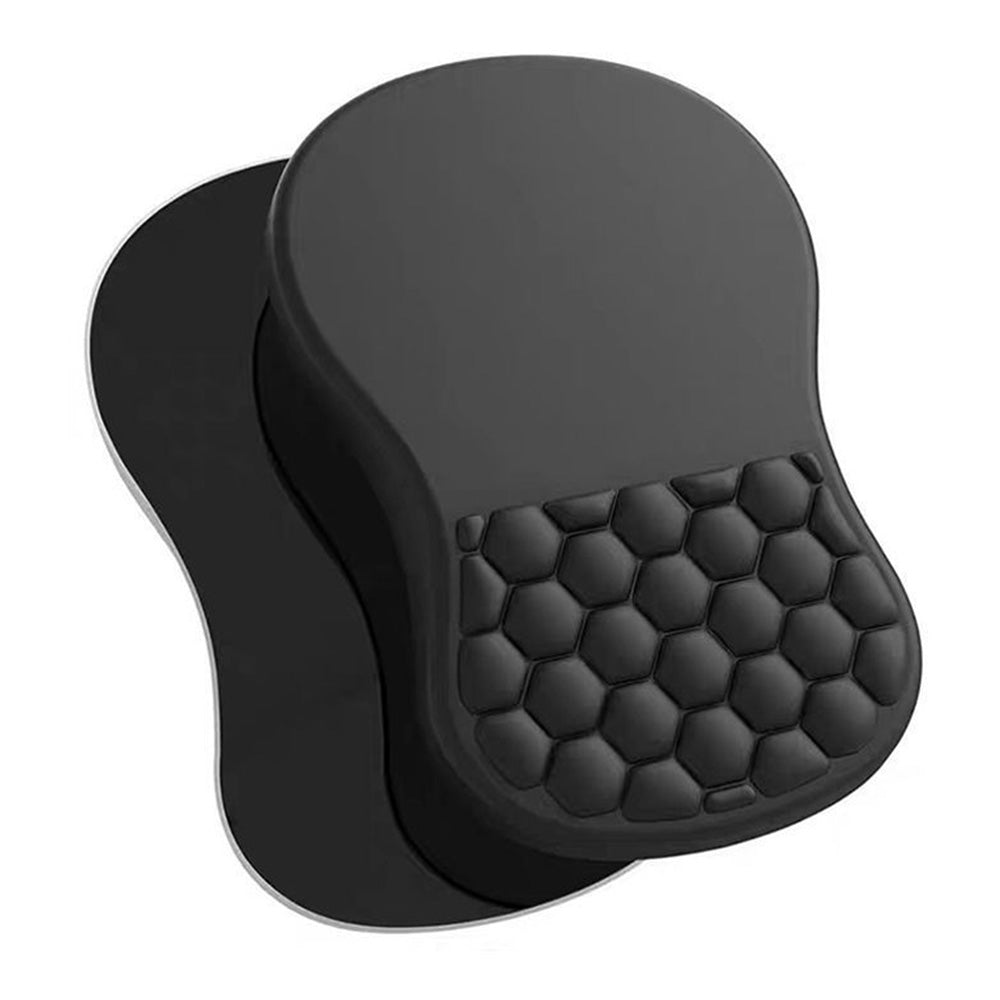 Ergonomic Mouse Pad with Wrist Support Massage Design Non Slip PU Base for Office Desk