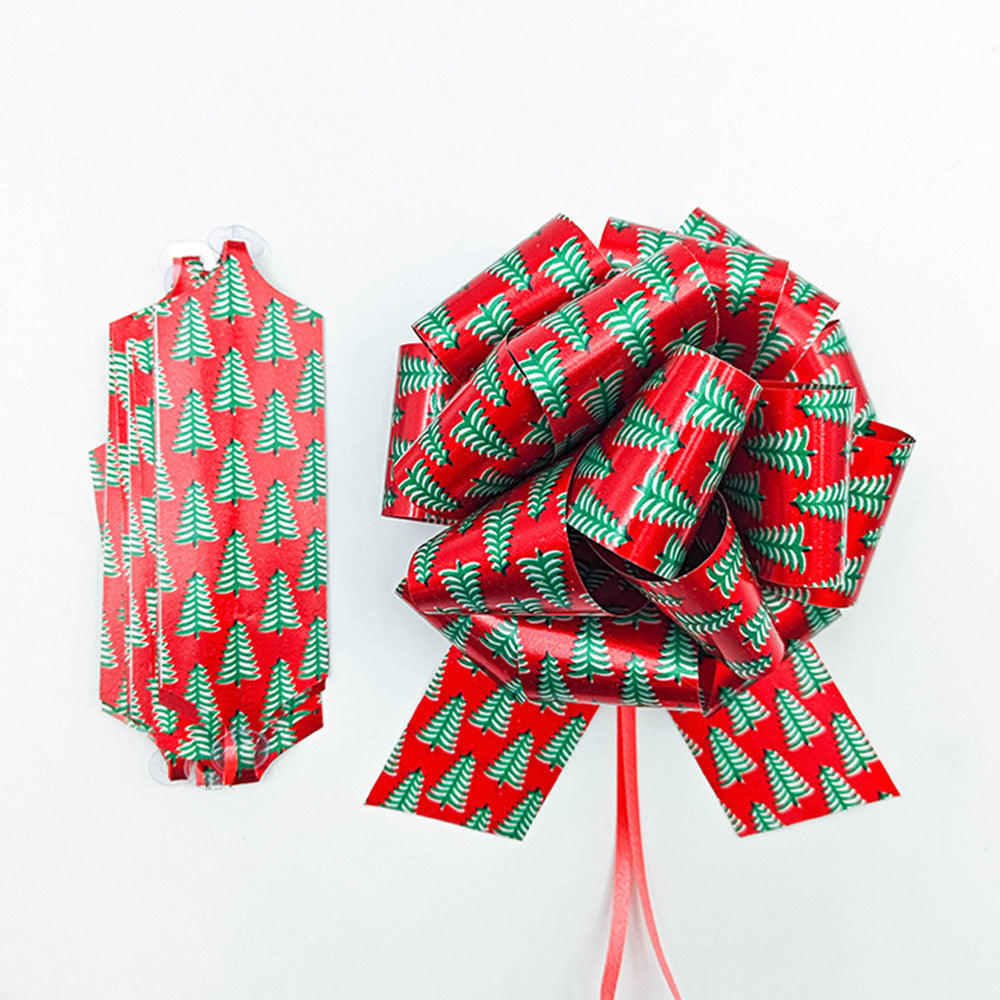 12Pcs Assorted Christmas Festive Ribbon Bows for Gift Wrapping Hamper Decoration