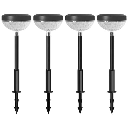 4Pcs Solar Lawn Decorative Lights Outdoor Garden Pathway Decoration Style 1