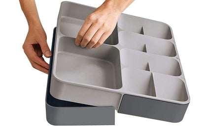 2Pcs Organizer For Kitchen Drawers Expandable Adjustable Utensil Tray For Kitchen