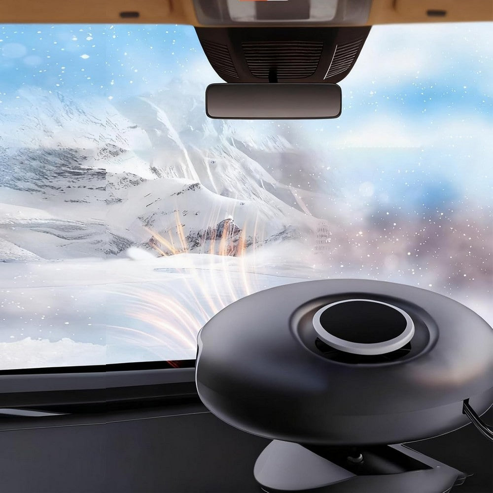 2-in-1 24V Heating and Cooling Fan Car Heater Portable Defroster for Car Windshield