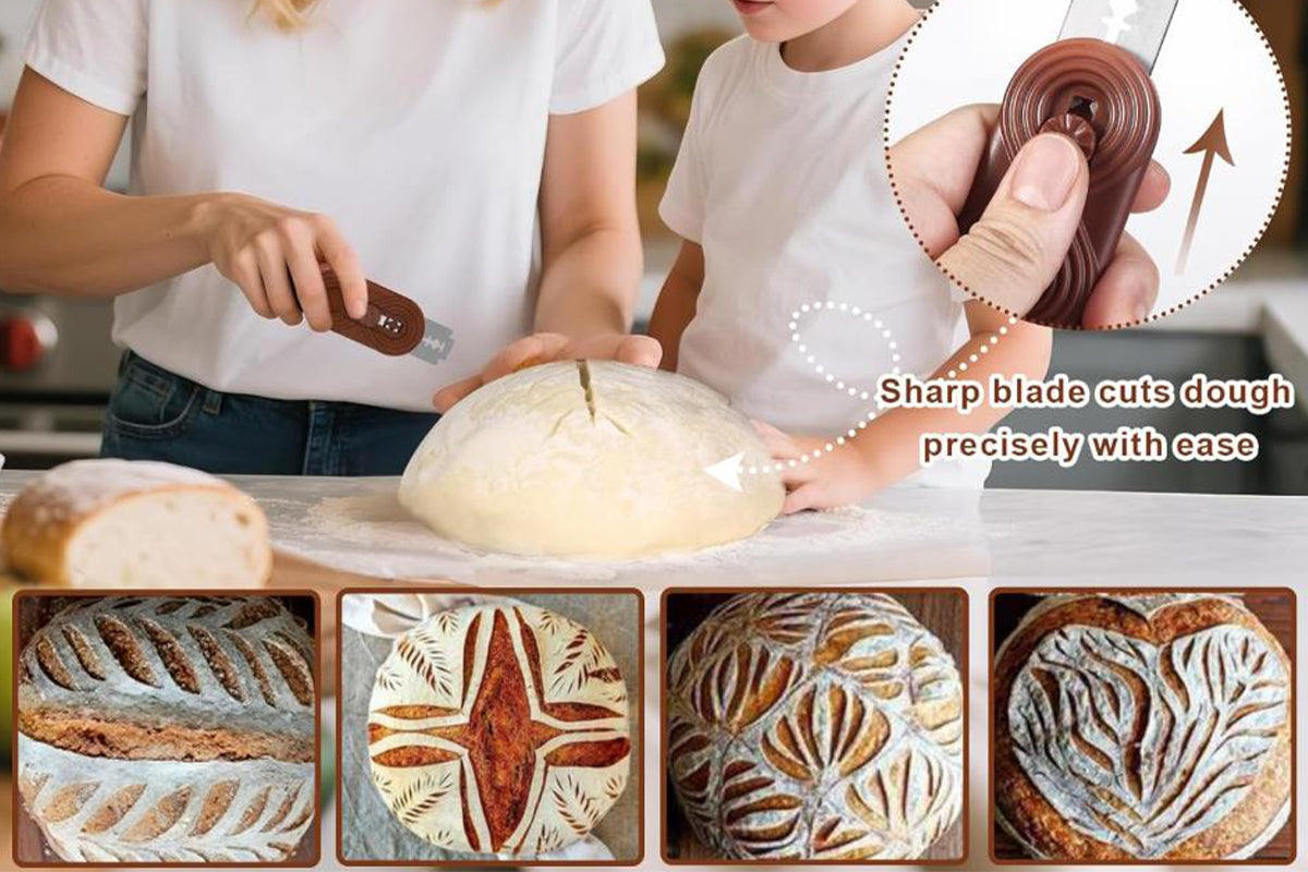Bread Lame  Sourdough Scoring Tool with 5 Razor Blades