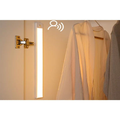 Smart Motion Sensor Light Bar for Cabinets Hallways-Black
