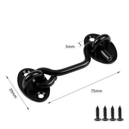 2PCS Stainless Steel Gate Latch Cabin Hook And Eye Latch Lock For Barn Door