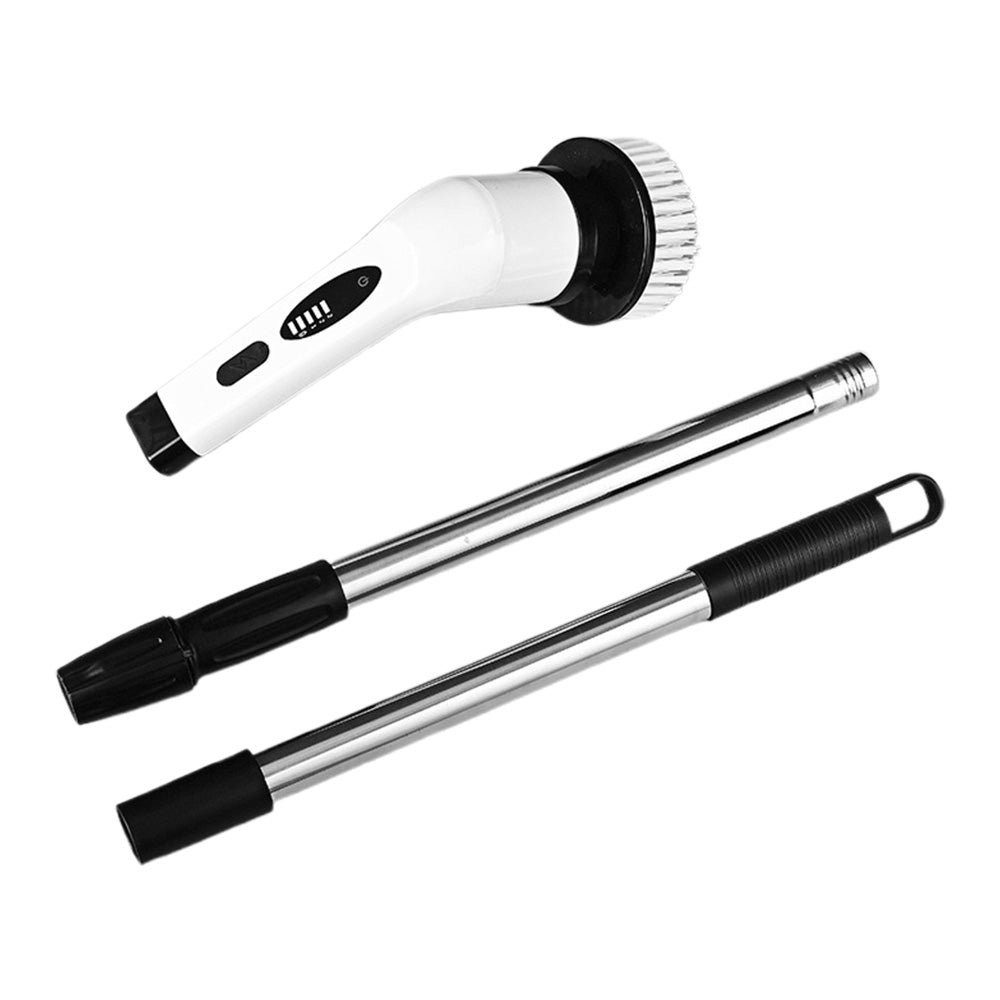 9-in-1 Electric Spin Scrubber Adjustable Cordless Cleaning Brush for Bathroom Kitchen Tile Car