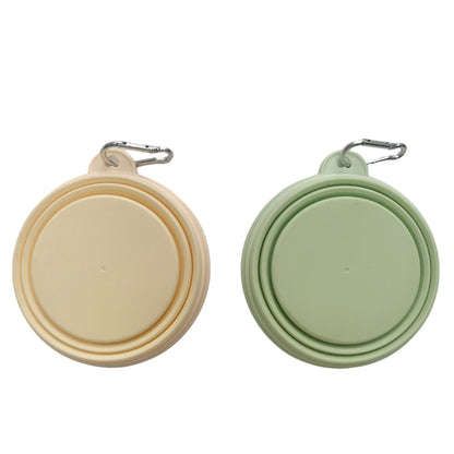 2 Pack Foldable Collapsible Dog Cat Pet Bowl