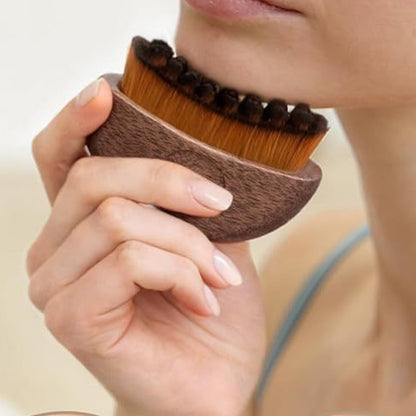 2Pcs Facial Massage Brush Gua Sha Tool for Face Sculpting