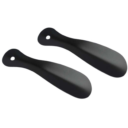2Pcs 19cm Stainless Steel Shoe Horn No Bend Unisex