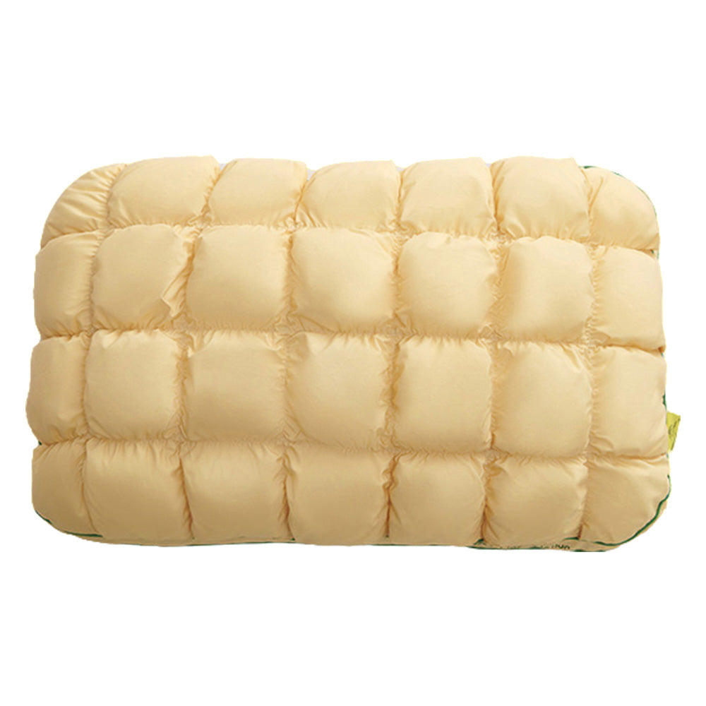 Fluffy Pillow Breathable Cute Pineapple Puff Pillow-Yellow