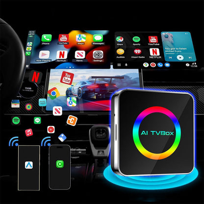 Android 13 Box Wireless CarPlay Android Auto Adapter for Factory Headunits