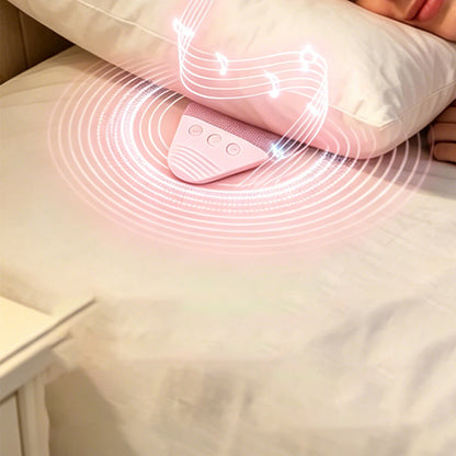 Pillow Speaker Bluetooth Under Pillow Sleep Speaker with White Noise-Pink
