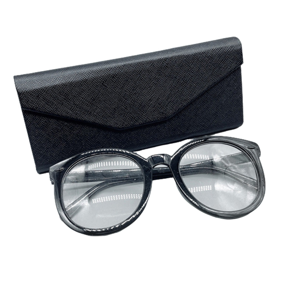 Foldable Glasses Case PU Portable Sunglasses Case Magnetized Hard Folding Case