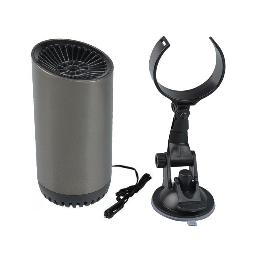 12V Portable Car Heater Suction-Mount Rotatable Car Window Defroster Purifier