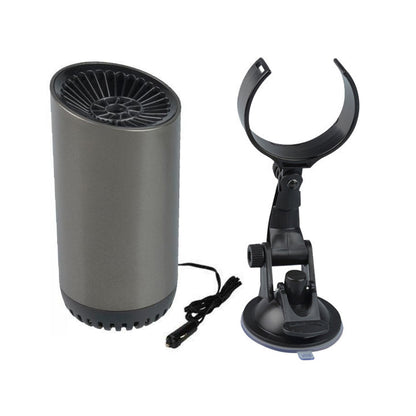 12V Portable Car Heater Suction-Mount Rotatable Car Window Defroster Purifier
