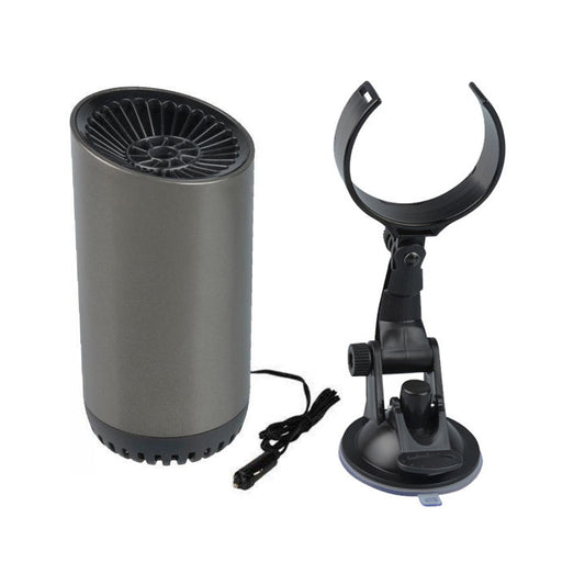 12V Portable Car Heater Suction-Mount Rotatable Car Window Defroster Purifier