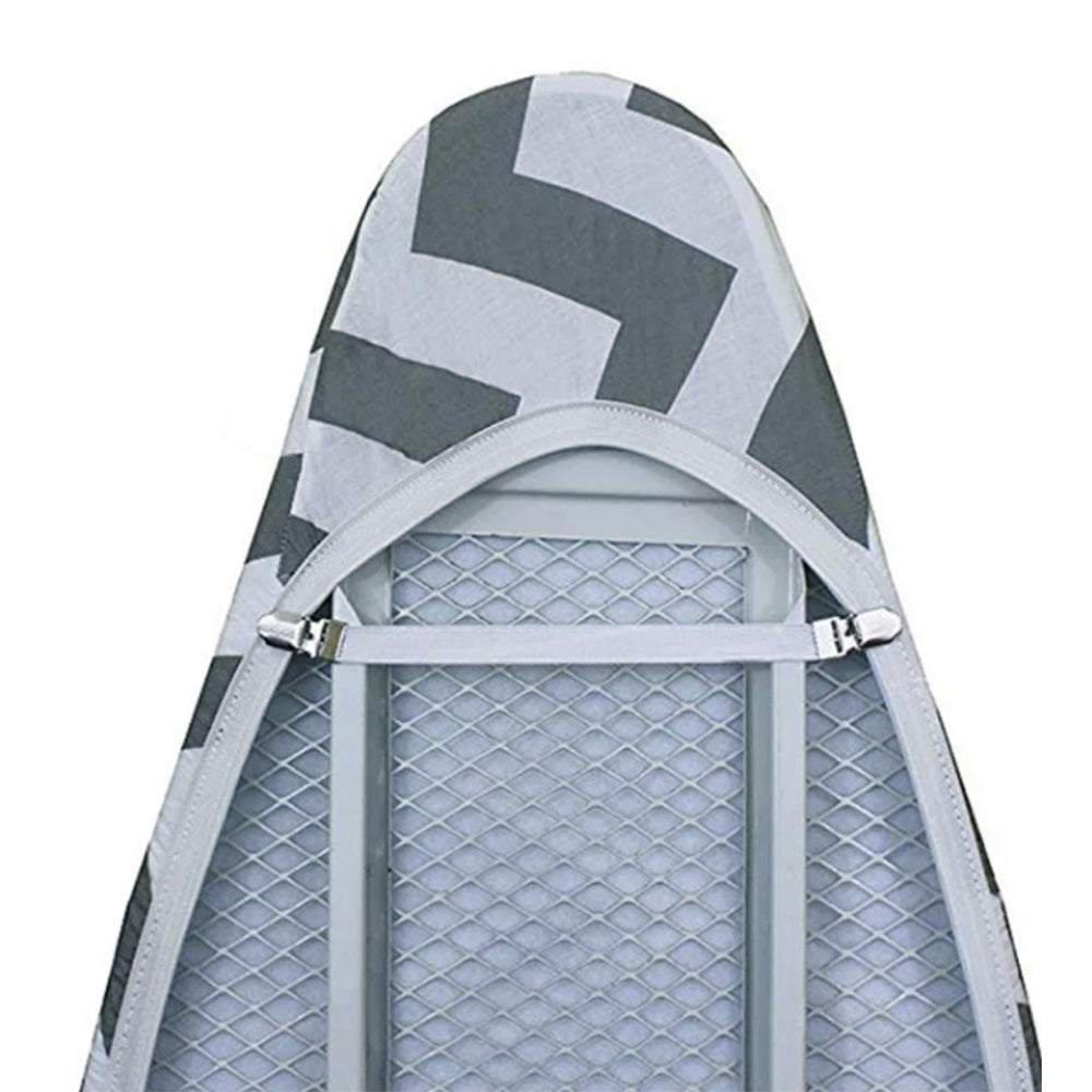 Heat Retaining Felt Ironing Board Cover Easy Fitted Elastic Edge-Waves