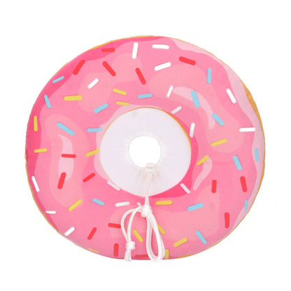 Cat Cone Soft Collar ¨C Adjustable Kitten Recovery Donut Collar Pink