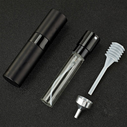 3Pcs 8ml Perfume or Cologne Travel Refillable Spray Bottle-Black