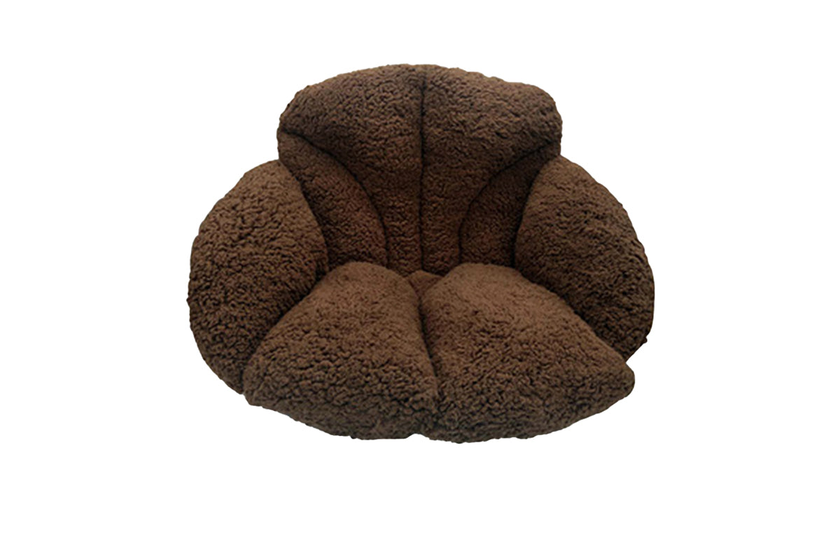Comfort Seat Cushion Soft Chair Pads Warm Chair-Brown