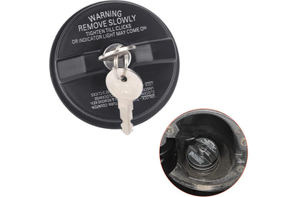 2Pcs Locking Gas Cap with 2 Keys Lock Fuel Cap Compatible With Chevy Honda Nissan