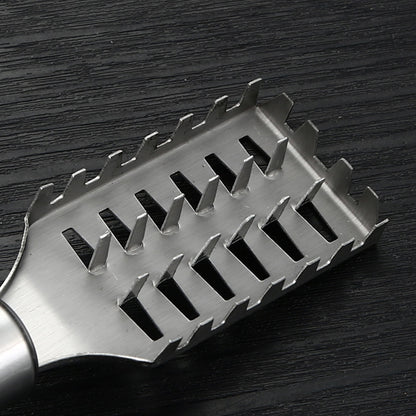 2Pcs Stainless Steel Fish Scaler Brush Scale Scraper Skin Remover Kitchen Seafood Clean Tool