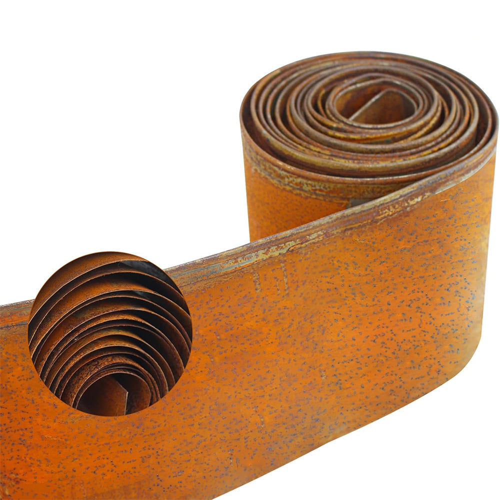 500x15x0.03 cm Corten Steel Garden Edging